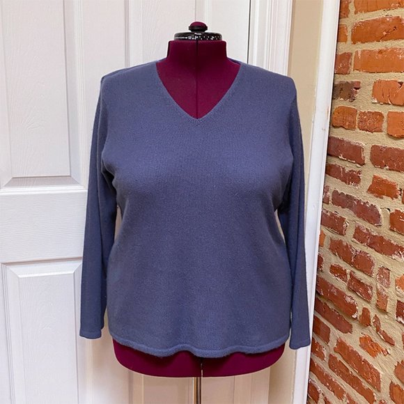 NWOT Style & Co Angora Sweater w/ Detachable Scarf - Picture 2 of 6